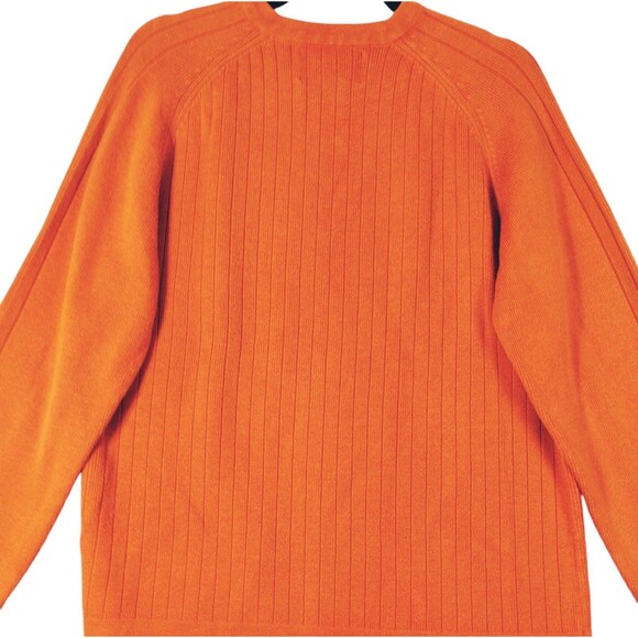 Abercrombie and Fitch Sweater Women's L Cotton Acrylic V Neck Long Sleeve Preppy - Picture 2 of 7